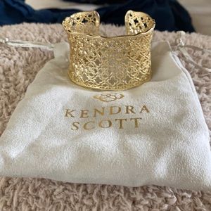 Kendra Scott Candice Cuff Bracelet in Gold Plated